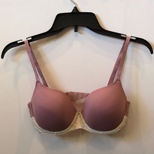 Purple and Grey slightly Lined Bra